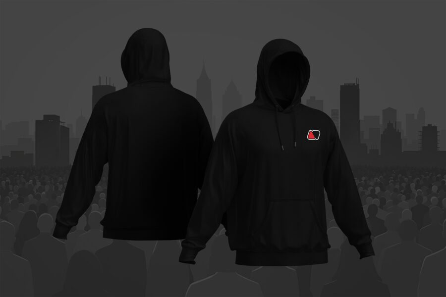 AngerVerse - AngerVerse Original Brustlogo Hoodie