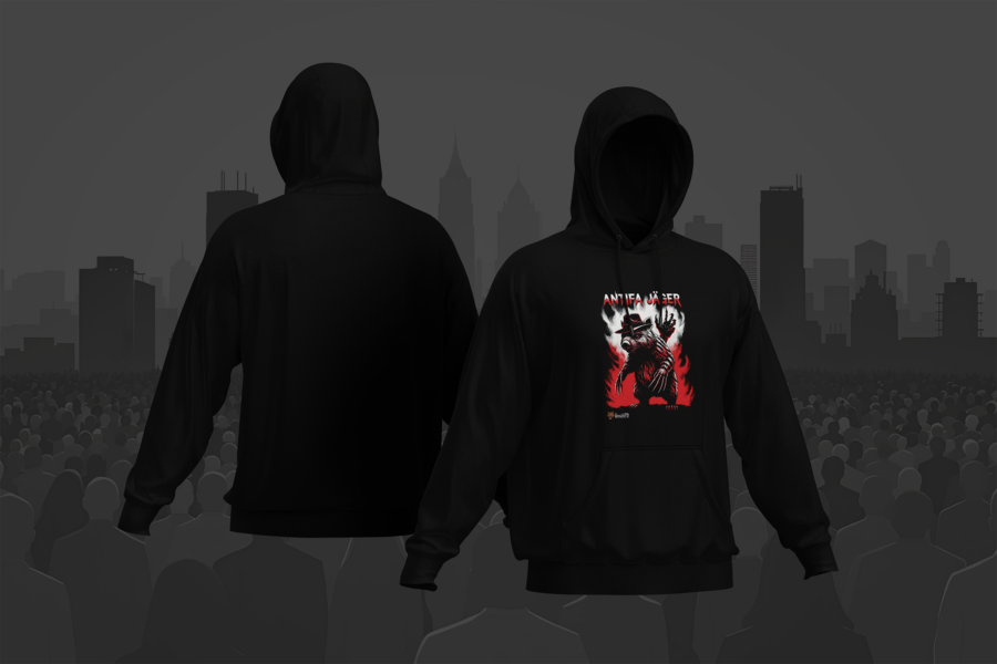 GroschiTV - Antifa Jäger v4 Hoodie