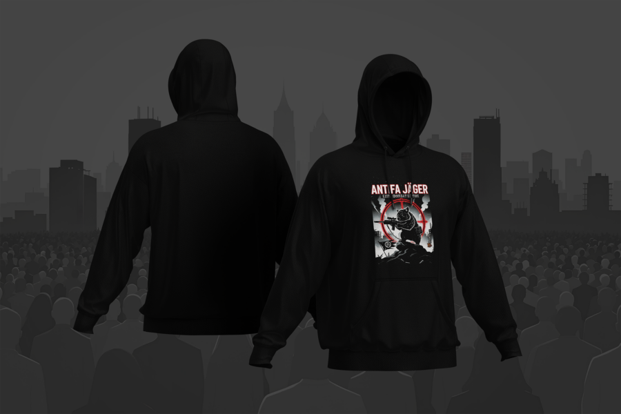 GroschiTV - Antifa Jäger v8 Hoodie